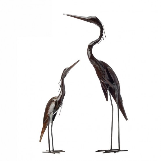 Mother and Baby Heron