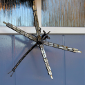 Silver dragonflies